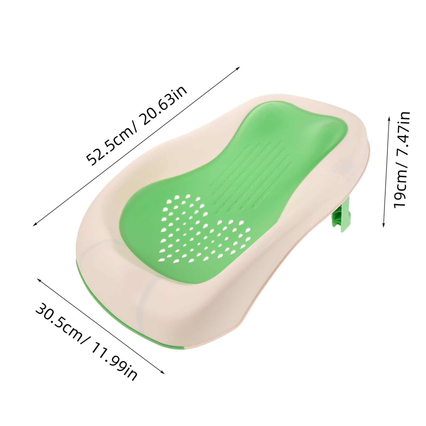 Toyvian Seggiolino Bagnetto Ragazzo Ragazza Ragazza con Base Antiscivolo Sedile e Design Portatile per Cura Delicata e Bagnetto Facile