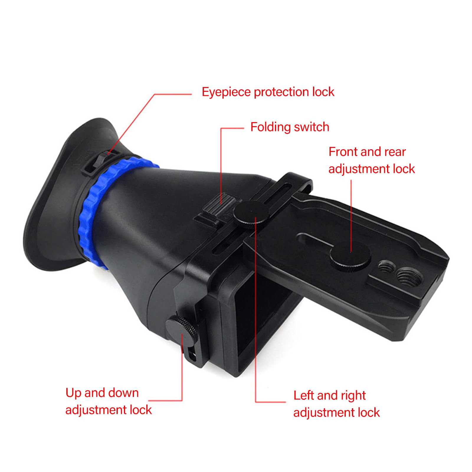 Visualizzatore schermo DSLR con lente in vetro ottico per LCD da