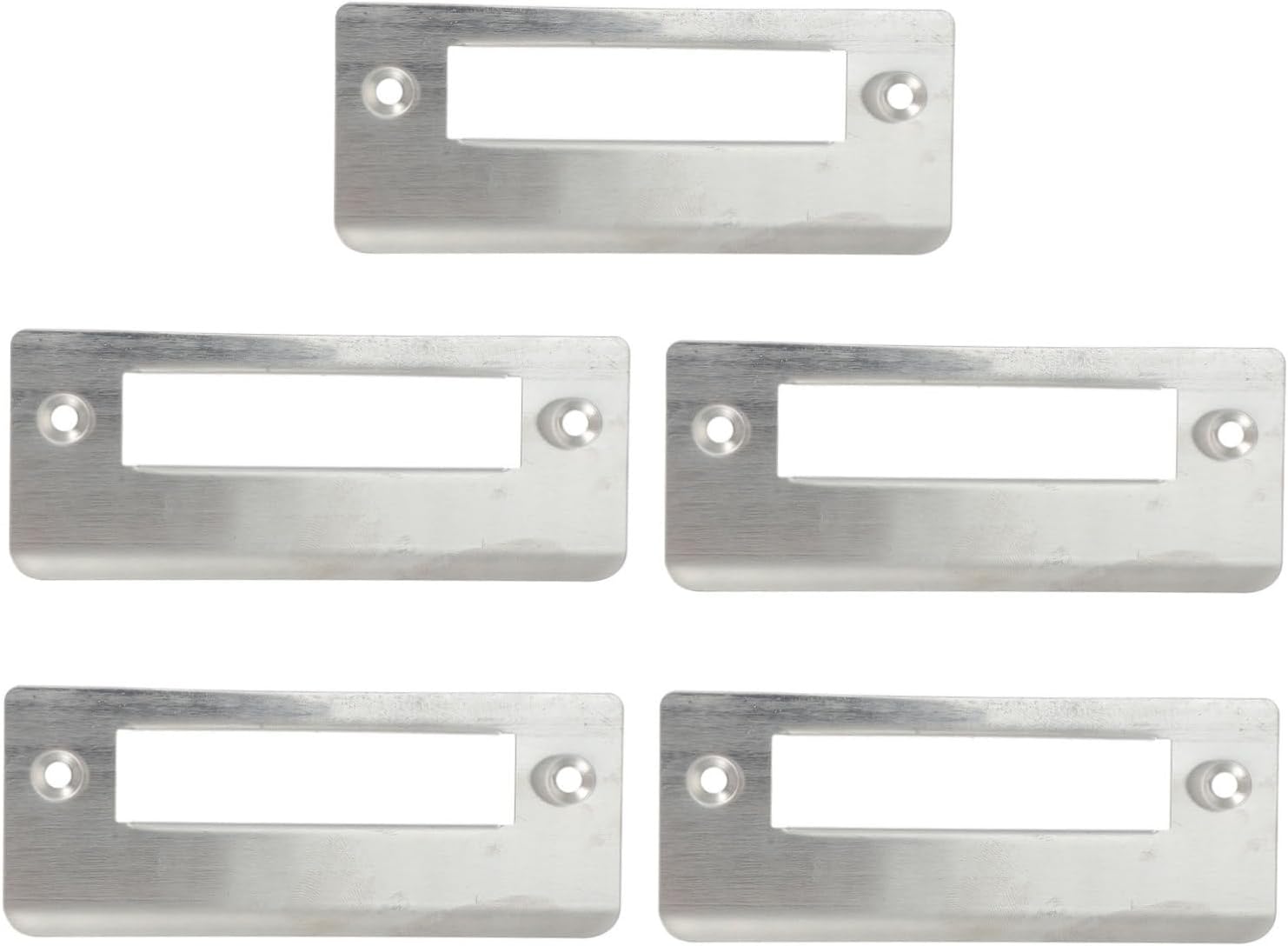 Stainless Steel Door Lock Reinforcement Plate Security Device for Metal Door Strike Plate