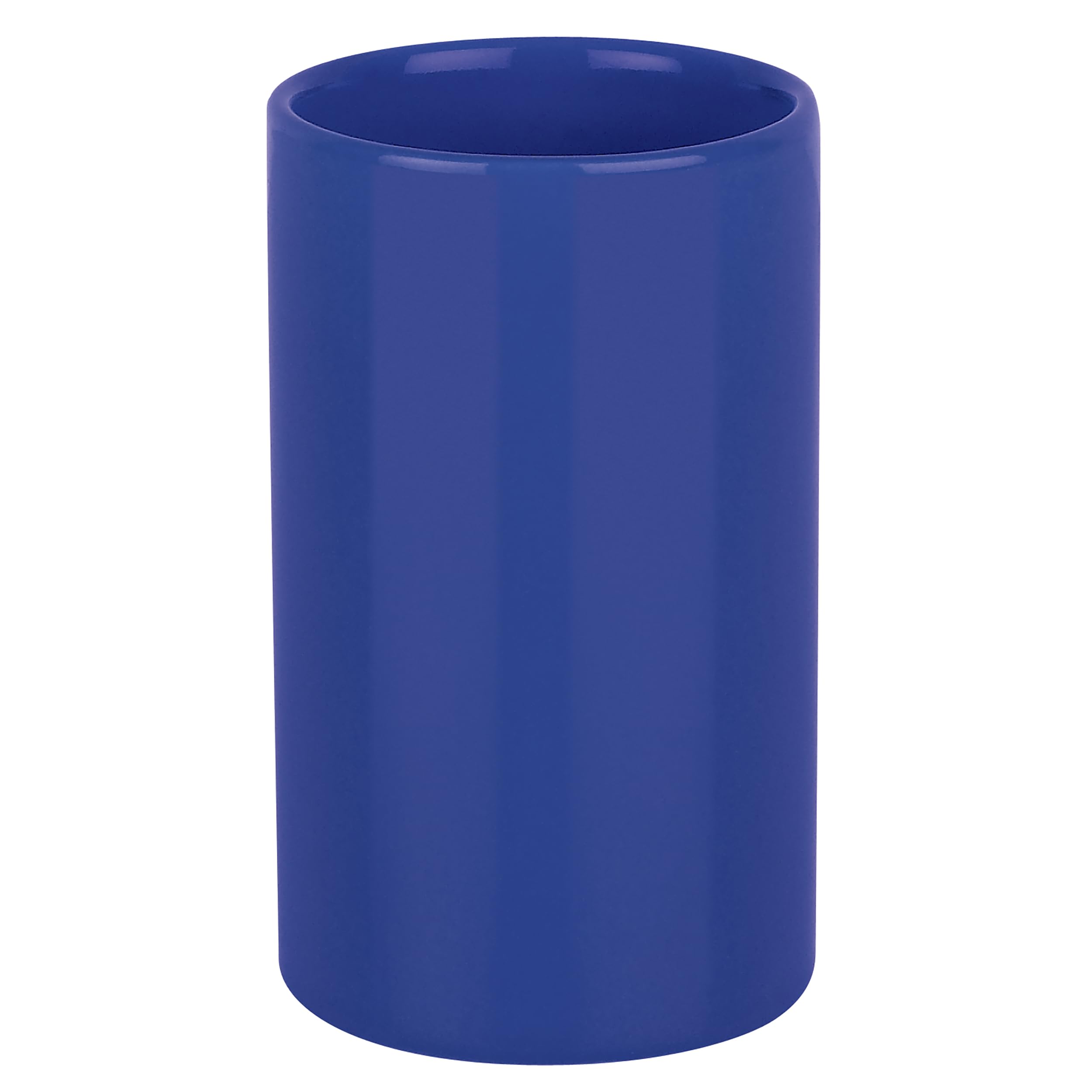 Spirella Tube Stoneware Tooth Mug, Navy