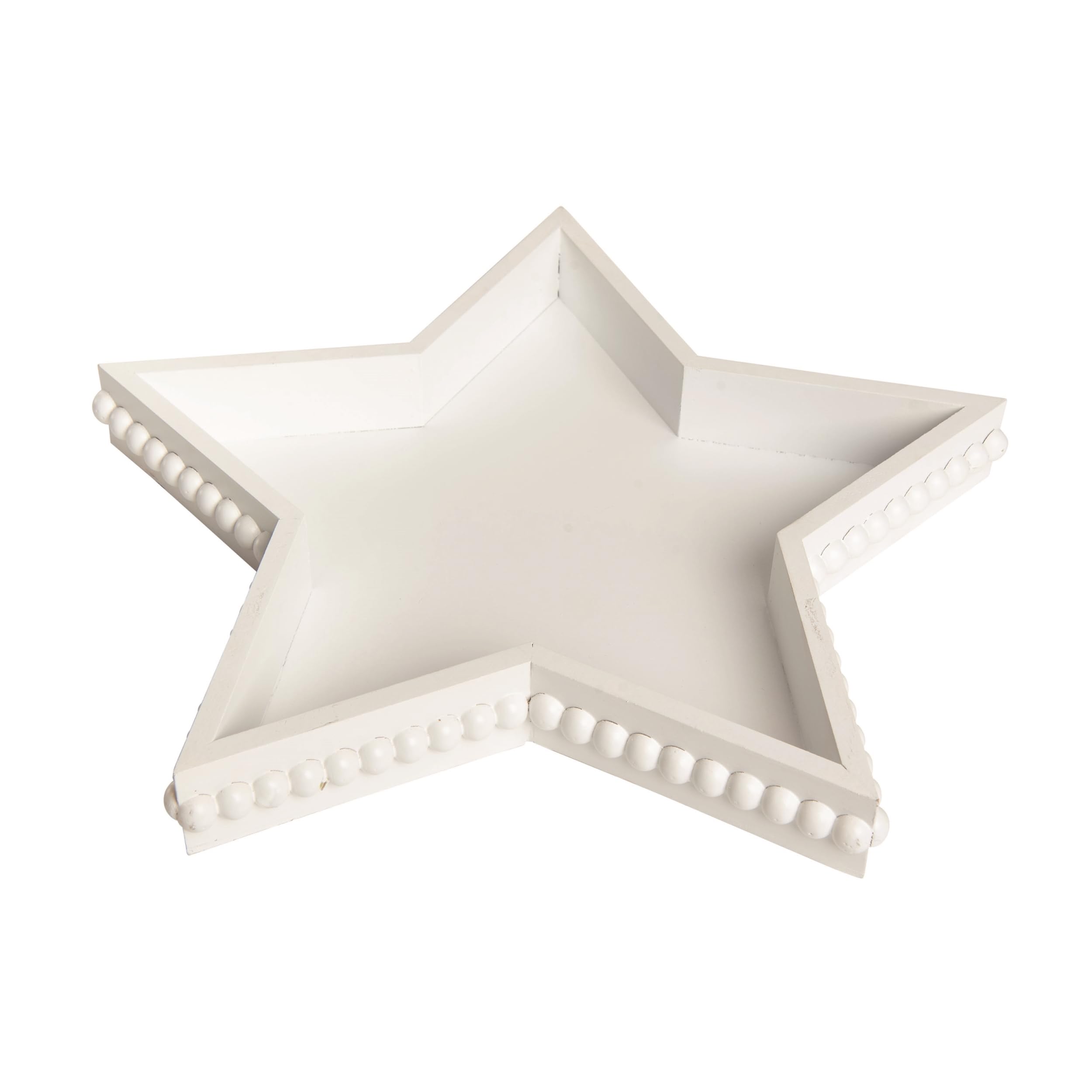 Plateau en MDF en forme d'étoile Transpac pour illuminer vos soirées d'hiver