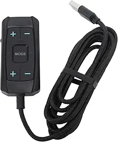 Placa de som USB 7.1, placa de som USB 7.1 externa portátil, adaptadores de áudio para laptop, computador desktop