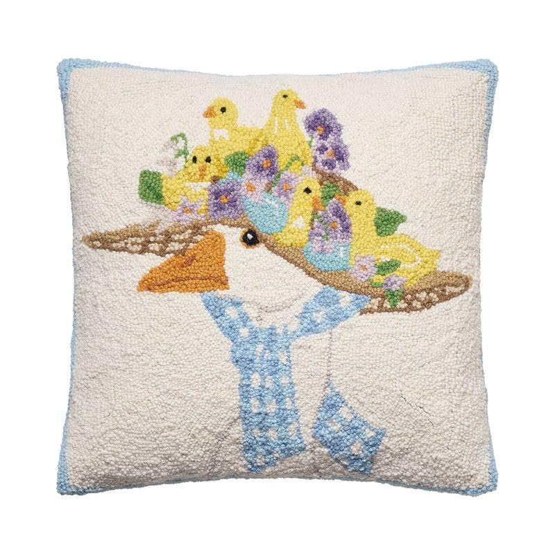 Amazon.com: Peking Handicraft Goose Hook Pillow, 18 X 18-Inch