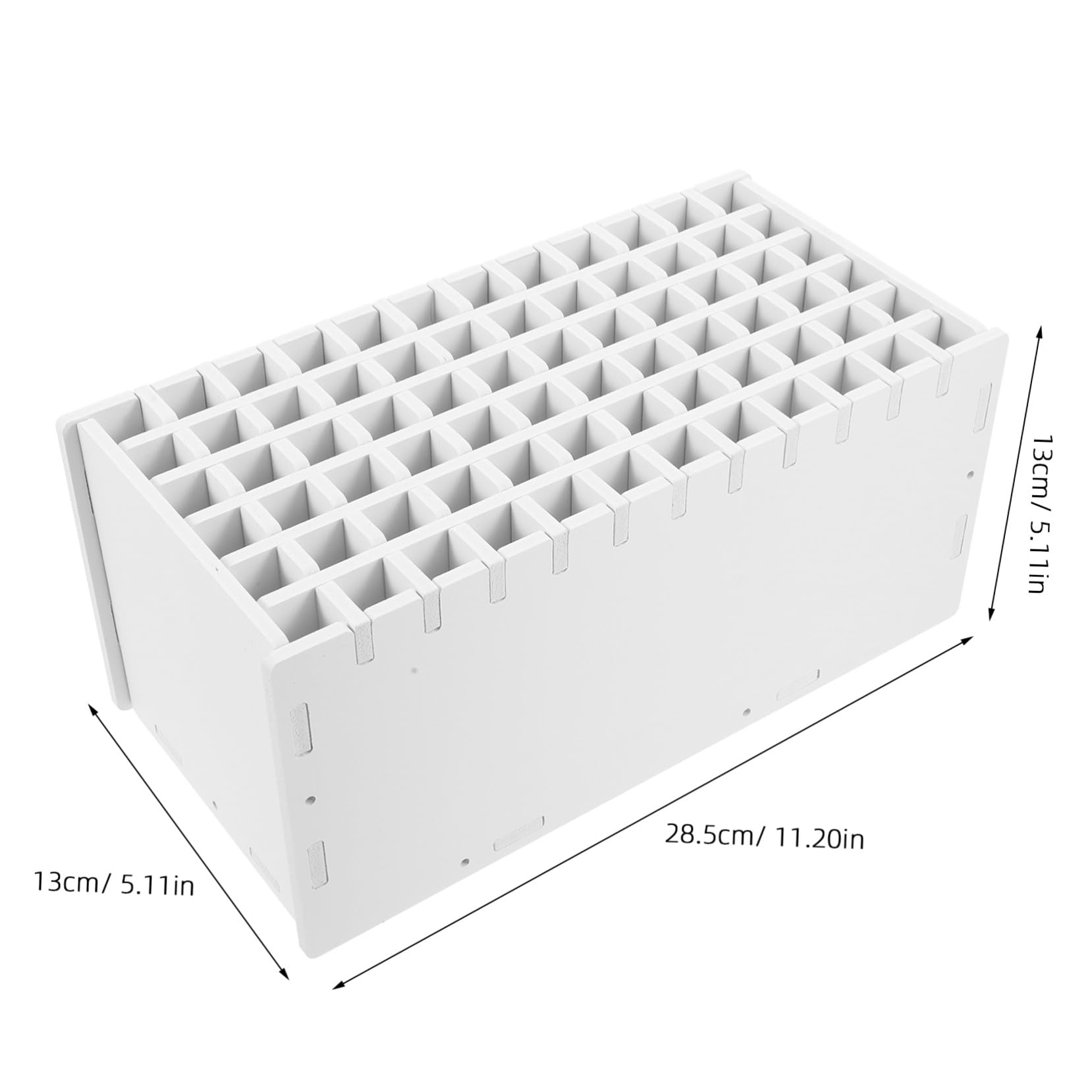 MAGICLULU Portapenne Scomparti Trasparenti Organizer da Scrivania Portaoggetti Multiuso per Cancelleria Design Elegante e Moderno Adatto Uffici e Studi
