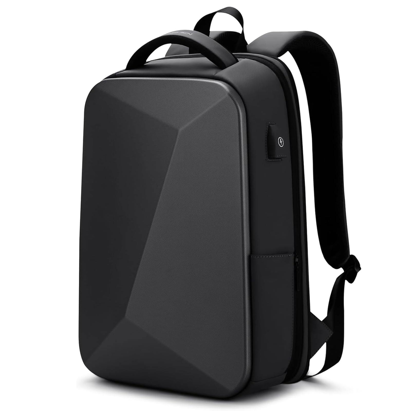 FENRUIEN Zaino espandibile 18L-26L, zaino per computer portatile, impermeabile, con porta di ricarica USB, anti furto, per uomo e donna, con scomparto per computer portatile, zaino per la scuola..
