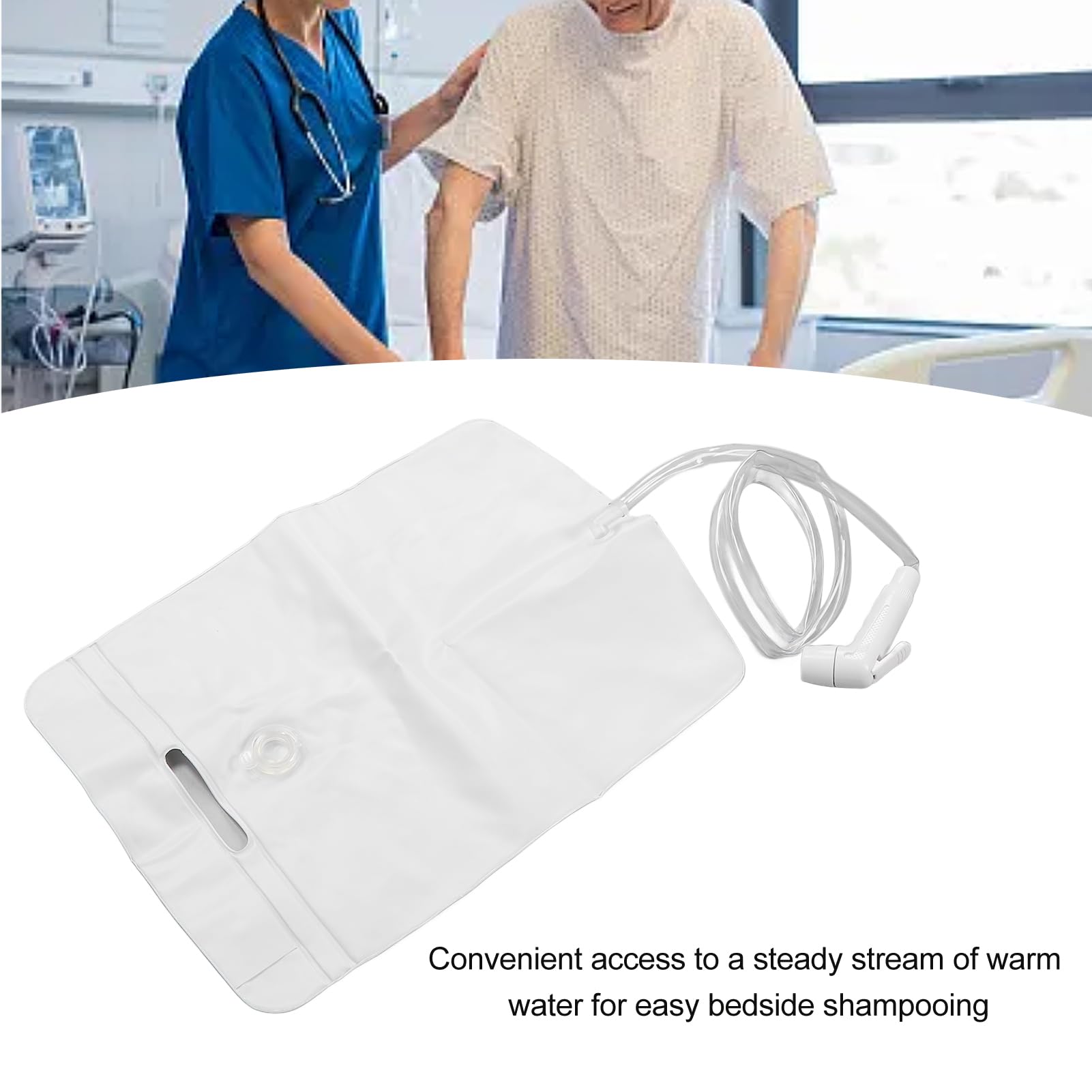 Bolsa De Ducha Portátil, Cuenco De Champú Portátil, Bolsa De Ducha Portátil Para Acampar, Bolsa De Agua Para Ducha De Noche Para Lavabo De Champú Inflable Para Ancianos