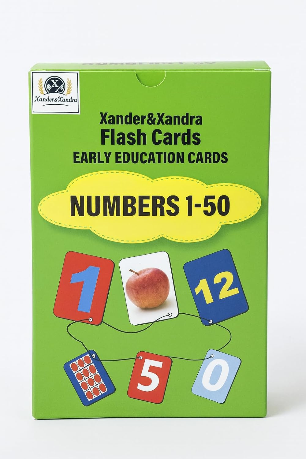 Number Flash Cards for Toddlers - Toddler Math Flash Cards - Learn Counting Flashcards Numbers 1–50 -Help Kids Count Games | Kids Toys Numbers Match for Preschoolers Kindergarten 2-6