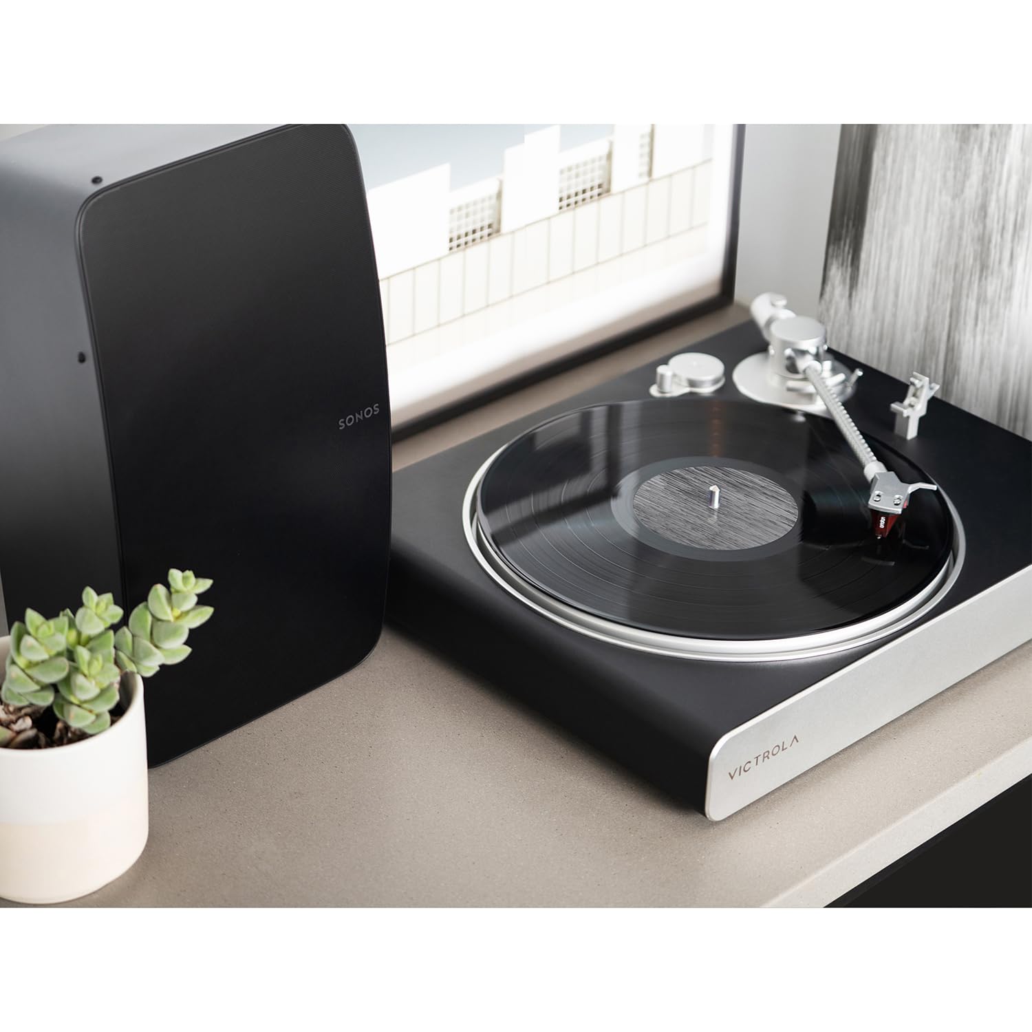 VICTROLA Stream Carbon Platine SONOS Ready Cellule ORTOFON Noir