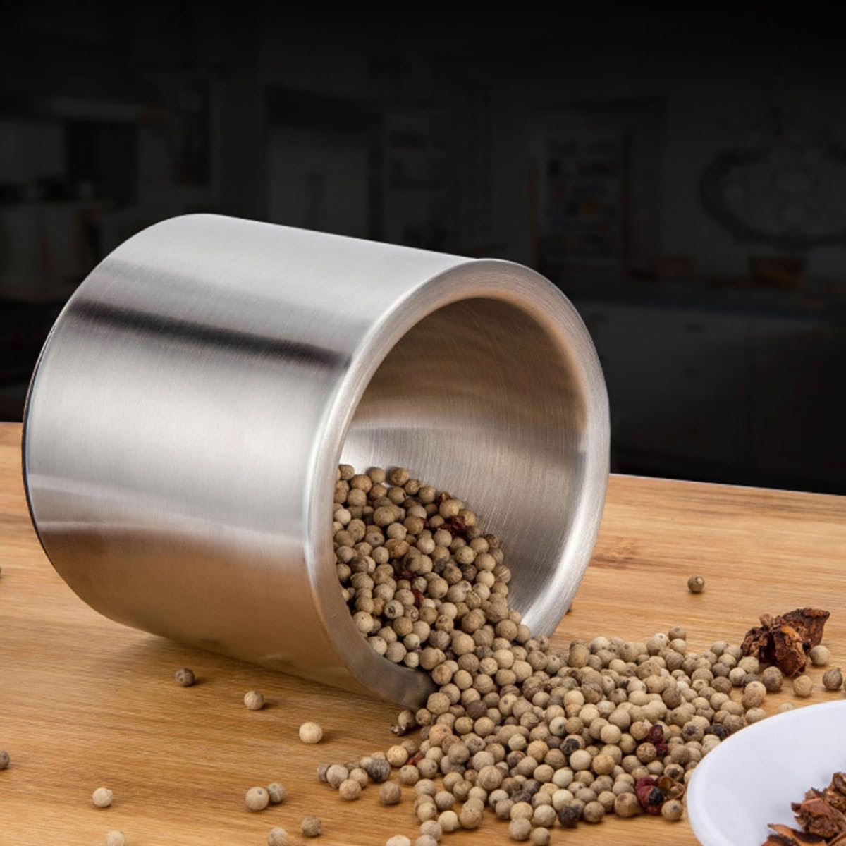 Sewroro Prensa de Ajos de Acero Inoxidable Compacta y Portátil para Uso en Cocina en Casa, Fácil de Almacenar y Adecuada para Triturar Especias y Nueces