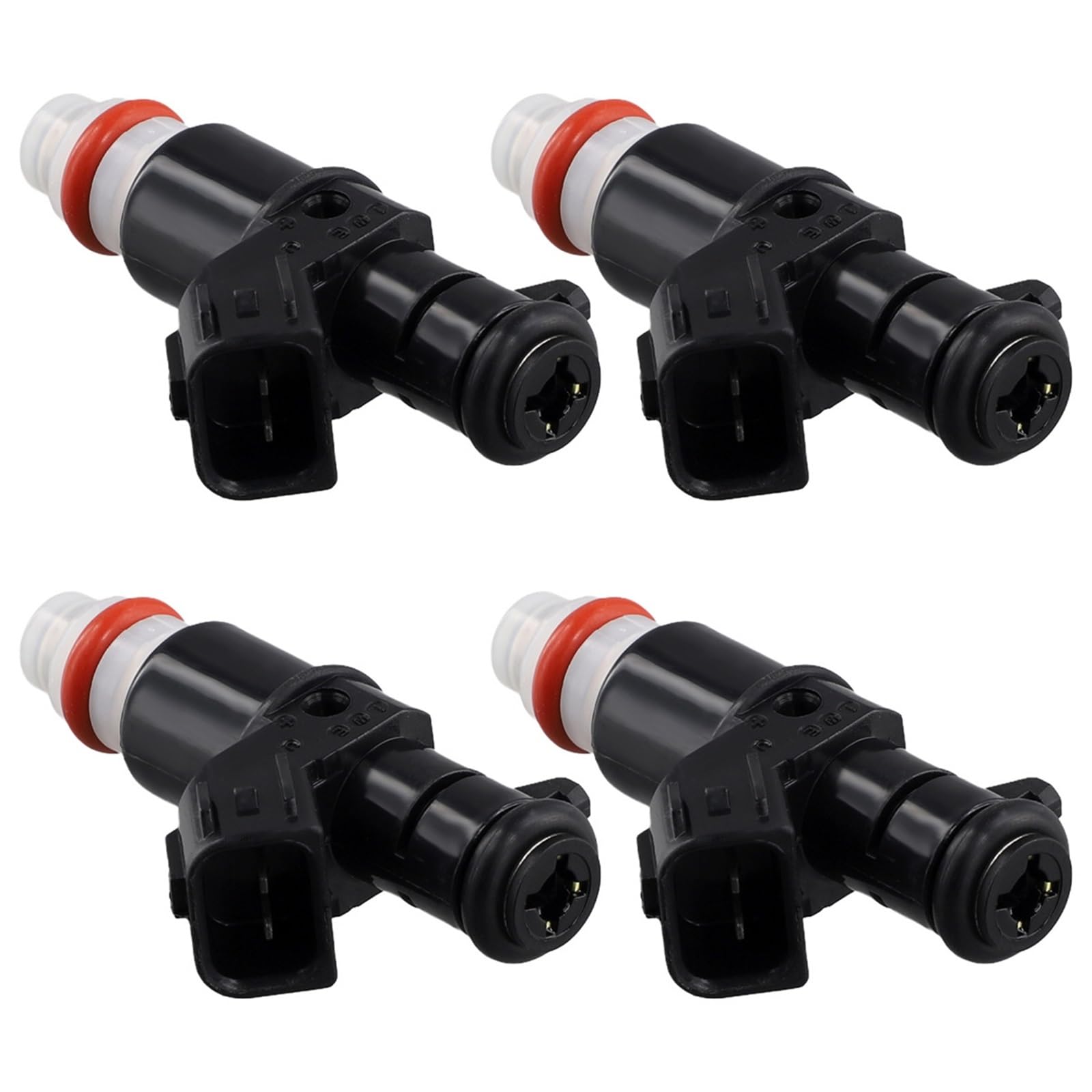Fuel Injector Nozzle Fit for Civic 2006-2011 1.8L 4Pcs Fuel Injector Nozzle 16450-RNA-A01 16450RNAA01—L48A Fuel Injector