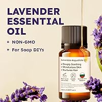 Vista 2 de Kukka - Aceite esencial de lavanda para difusor, piel y cabello, aceite de lavanda 100% puro para relajación, nutrición y aroma para hacer jabón