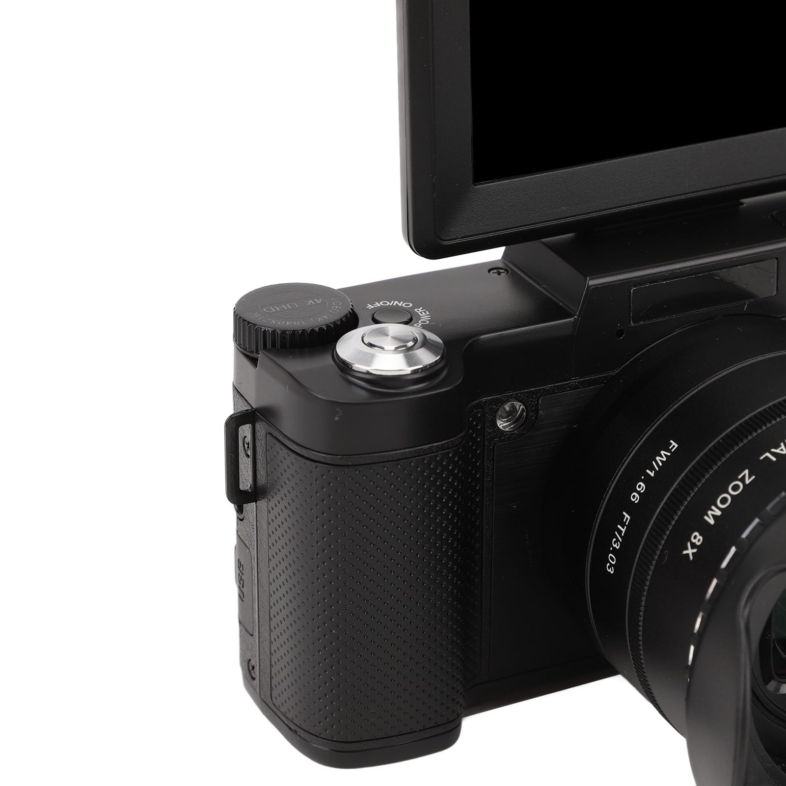 Fotocamera Digitale 4K da 48 MP, Fotocamera Compatta con Zoom Ottico 5X con Messa a Fuoco Automatica, modalità Webcam per Viaggi, Registrazione Al Rallentatore, Fotografia Time