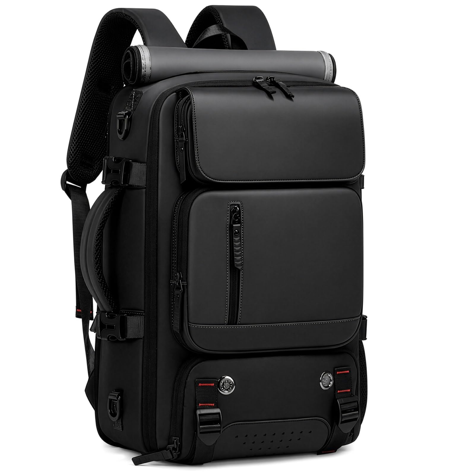 ANYVOYAGE Outdoor Multi-Purpose Backpack – Black Travel & Hiking Daypack for Camping, Trekking, Sports & Daily Use