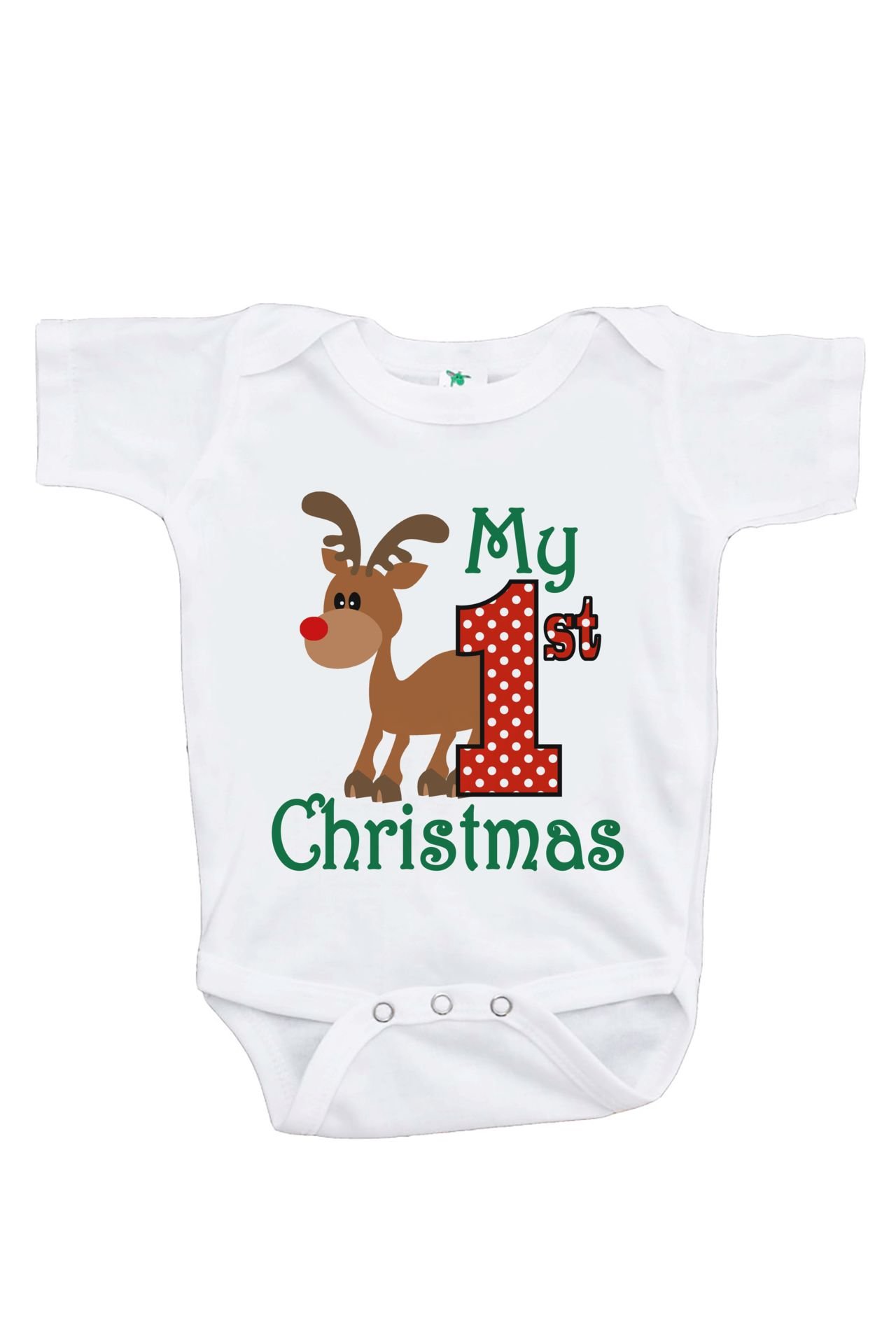 Custom Party Shop Baby's 1st Christmas Onepiece