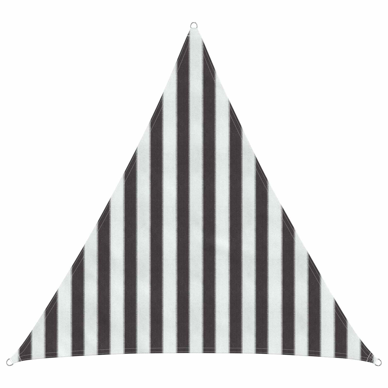 Voile d'ombrage triangulaire HDPE avec fixations en acier inoxydable durable pour extérieur