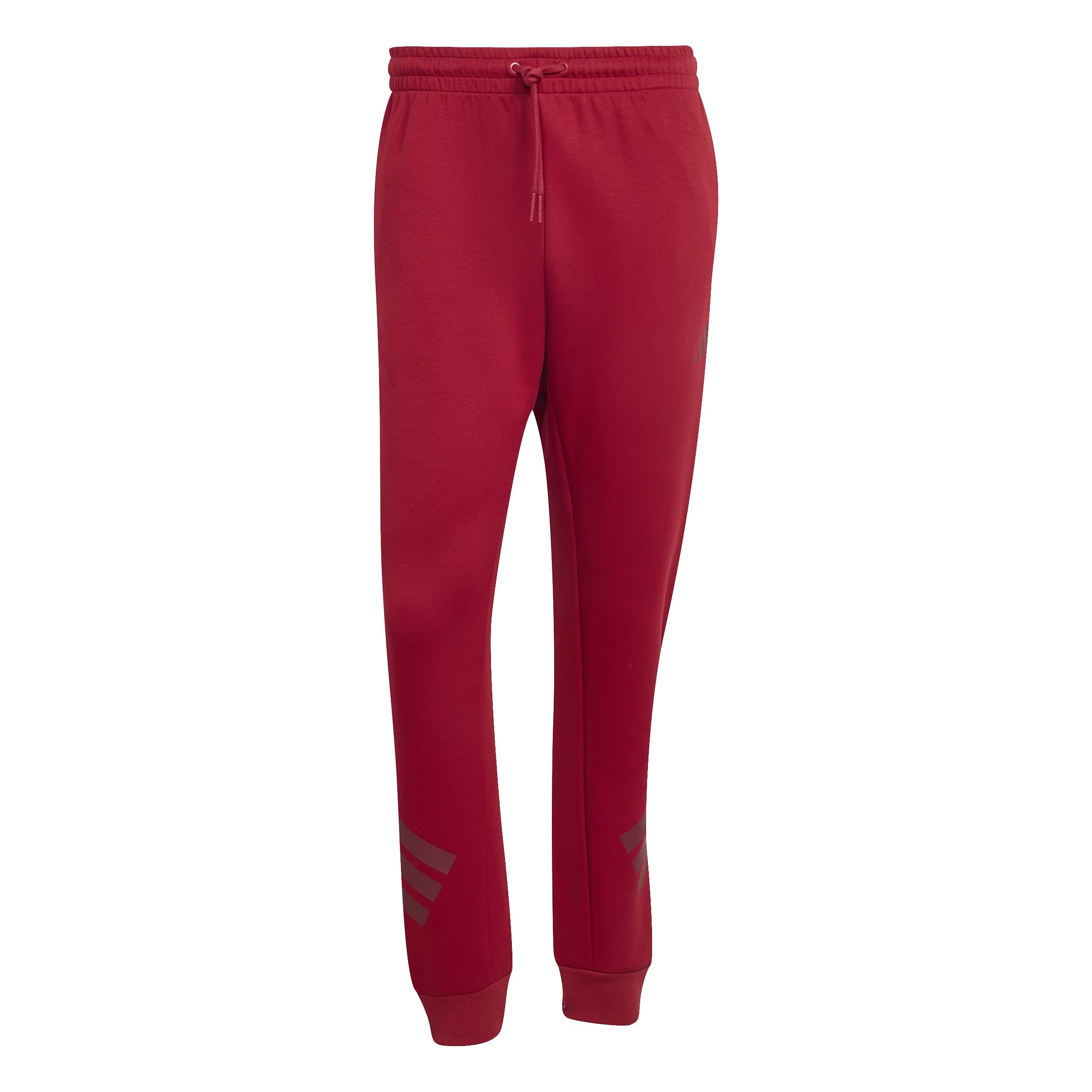 adidas Men's Future Icons Three Stripes Pant, Active Maroon, XS