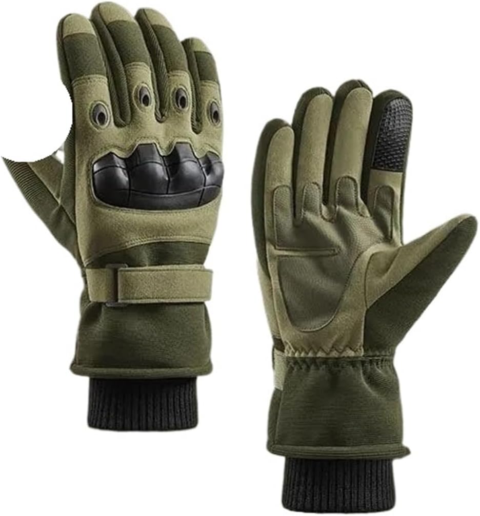Winter Motorcycle Tactical Hunting Full Finger Walking Gloves, Skiing Protective Sports, Riding and Mountaineerin