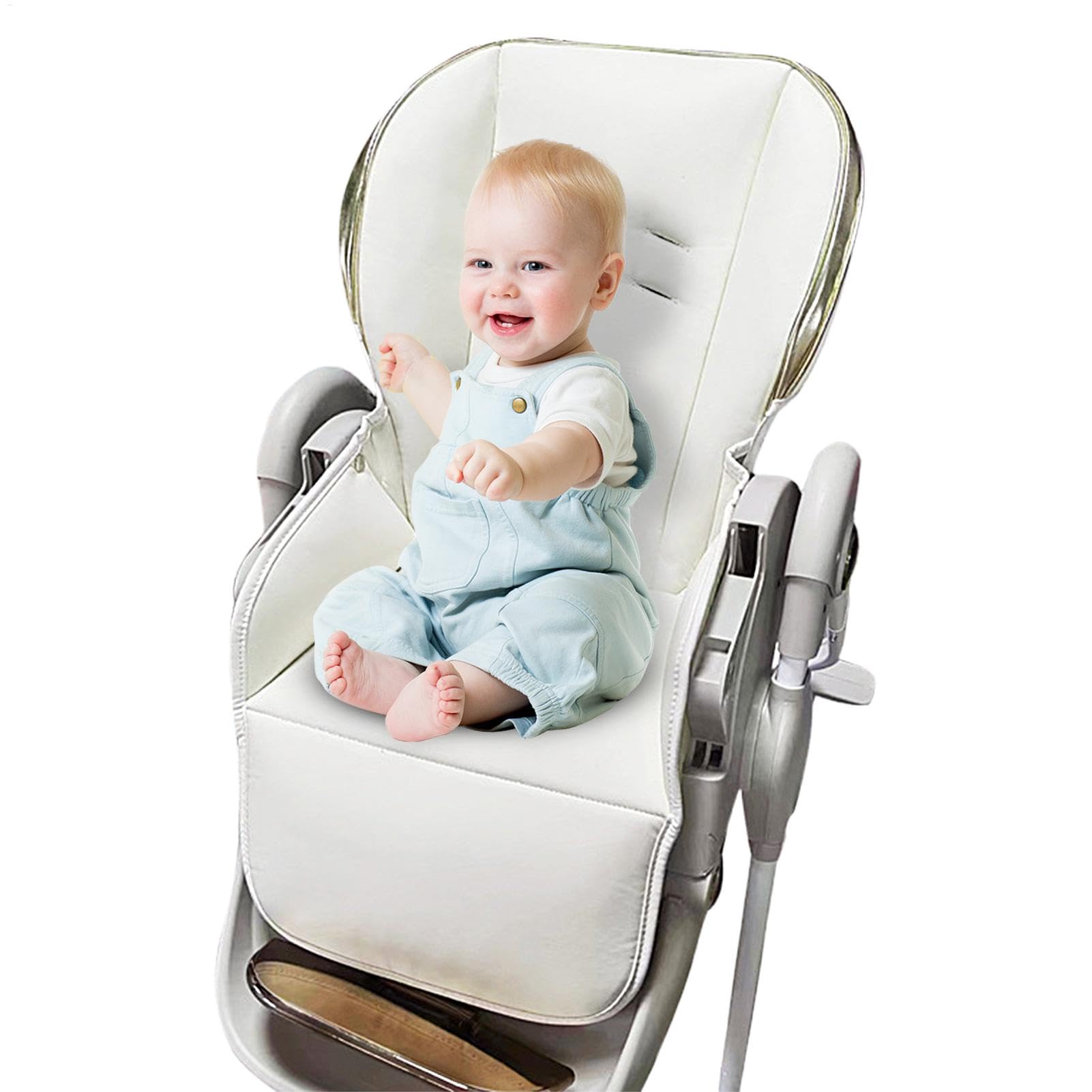 Housse de chaise haute doublure résistante aux miettes pour parents sereins