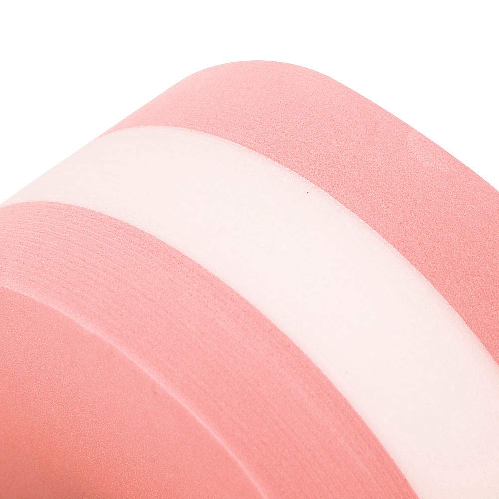 VOYLINTD Foam Water Floating Dumbbell for Pool Exercise, Eco Friendly Aquatic Fitness Equipment for Aqua Aerobics and Water Exercise,Pink White (Pink and White)