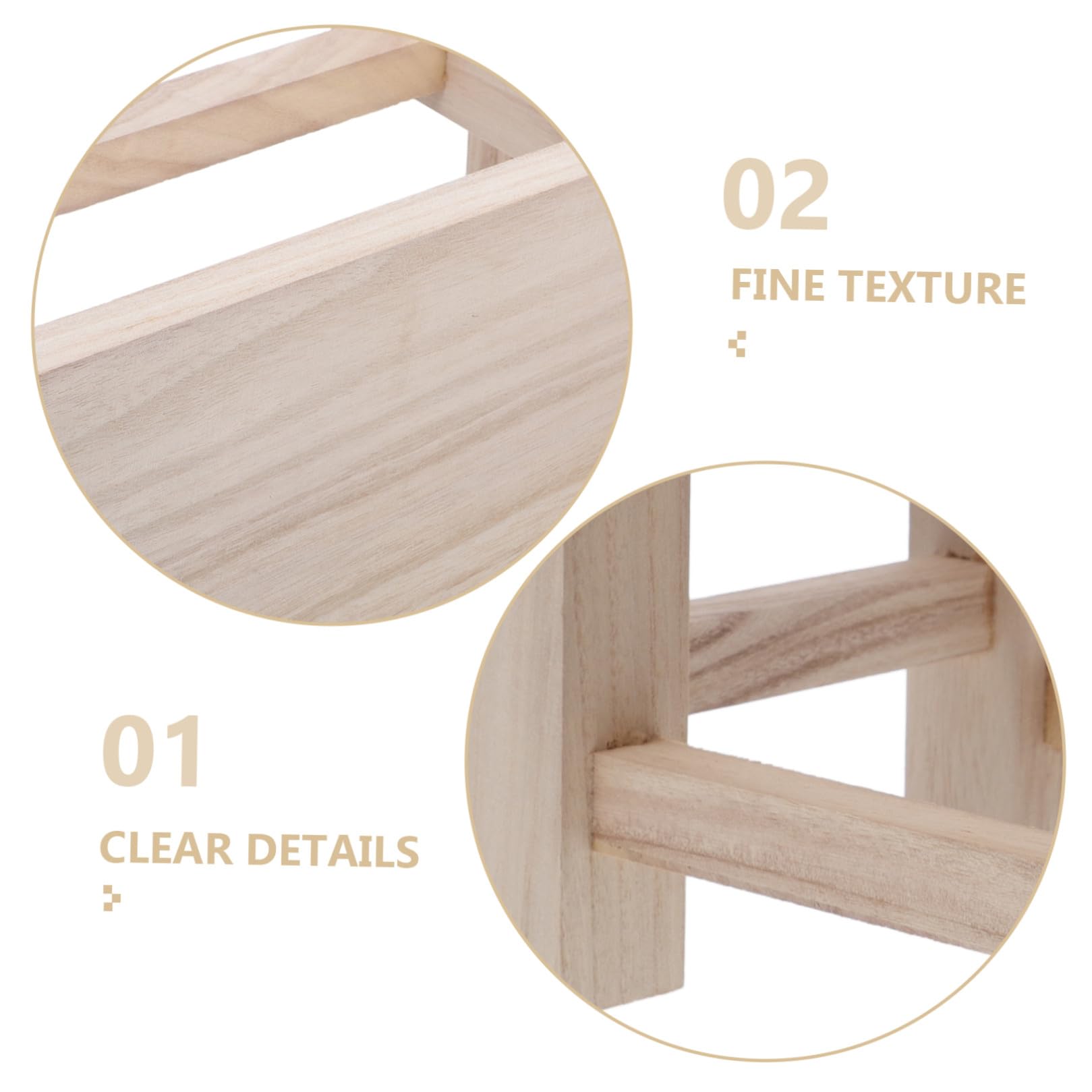 iplusmile Taburete Infantil de Madera Maciza para Cambiar Zapatos en Casa