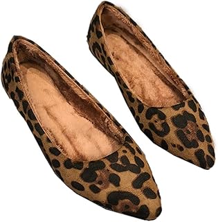 [OceanMap] ローヒール ポインテッドトゥ パンプス ふわもこ ファーインソール レディース 1cmヒール フラットヒール フラットパンプス 痛くない 歩きやすい 防寒 あたたかい 滑り止め 大きいサイズ 小さいサイズ 靴