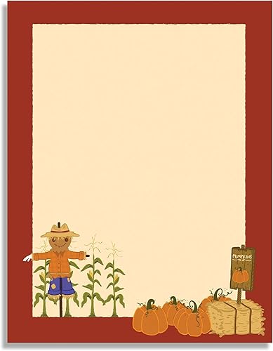 Letterhead de otoño de Fall Fest 80 hojas ideal para festivales de otoño, ferias y eventos Letterhead de otoño de Fall Fest 80 hojas ideal para festivales de otoño, ferias y eventos