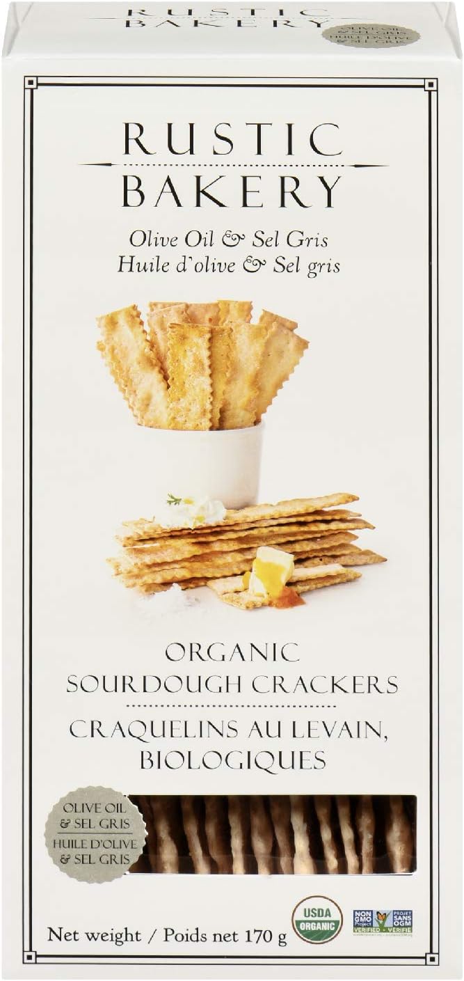 Rustic Bakery Sourdough Flatbread Olive Oil & Sel Gris, 6 ozUSDA Organic