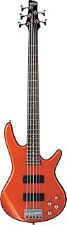 Ibanez Gio SR 5 String Electric Bass - Roadster Orange Metallic