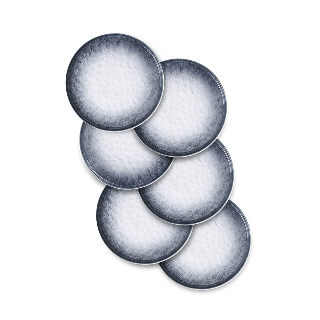 Bonnoces Inch Small Porcelain Appetizer Plates Unique Stone