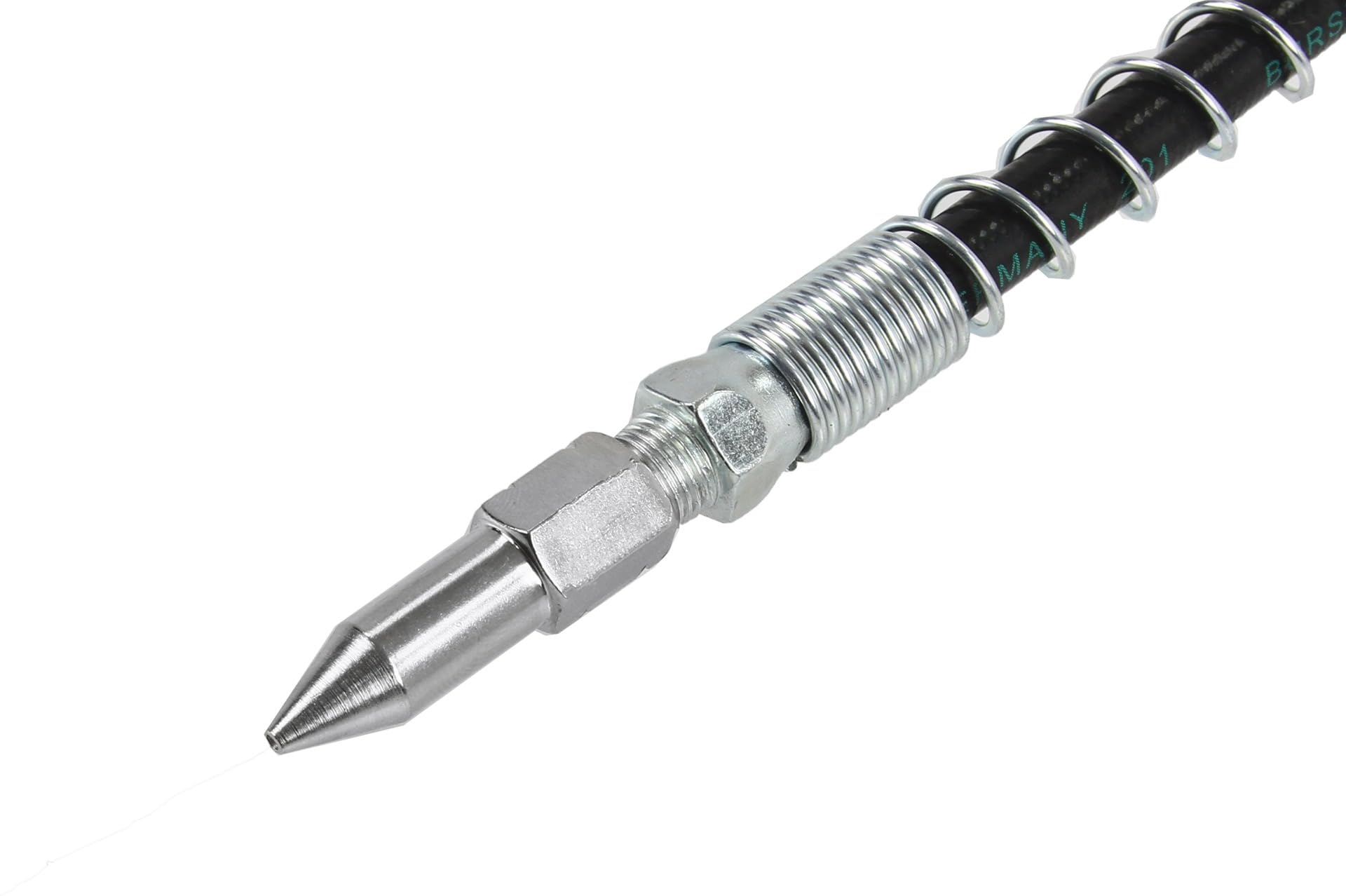 Ingrassatore Manuale con Ingranaggio | da 600 ml | Tubo Flessibile | Tubo Rigido | 4 Punte Universali