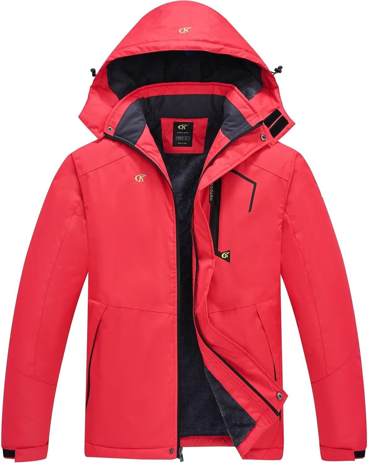 کت اسنوبرد ضد آب مردانه QPNGRP کت برفی زمستانی ضد باد X-Small مشکی