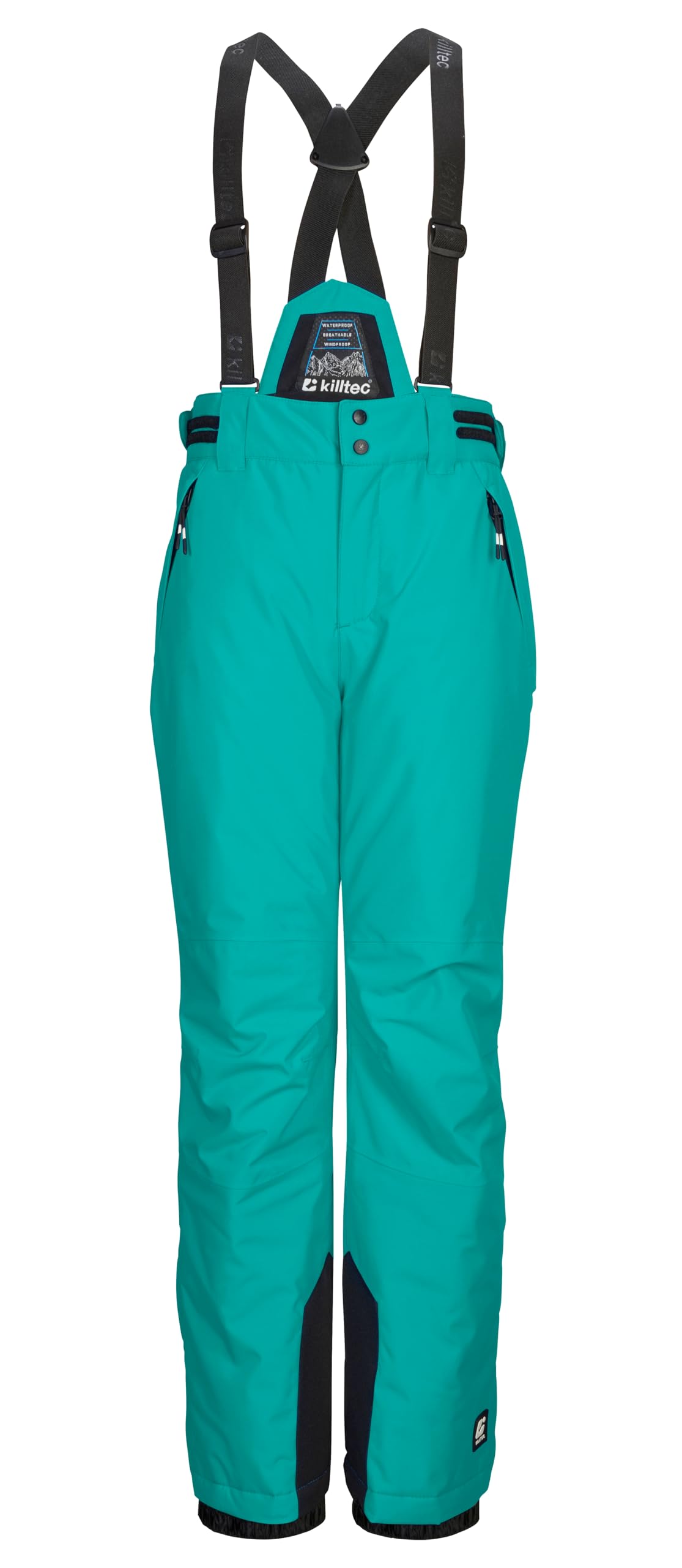 Killtec Ksw 214 Bys Ski Pnts - Pantalones de esquí con Peto extraíble, protección en los Bordes y paranieves Niños