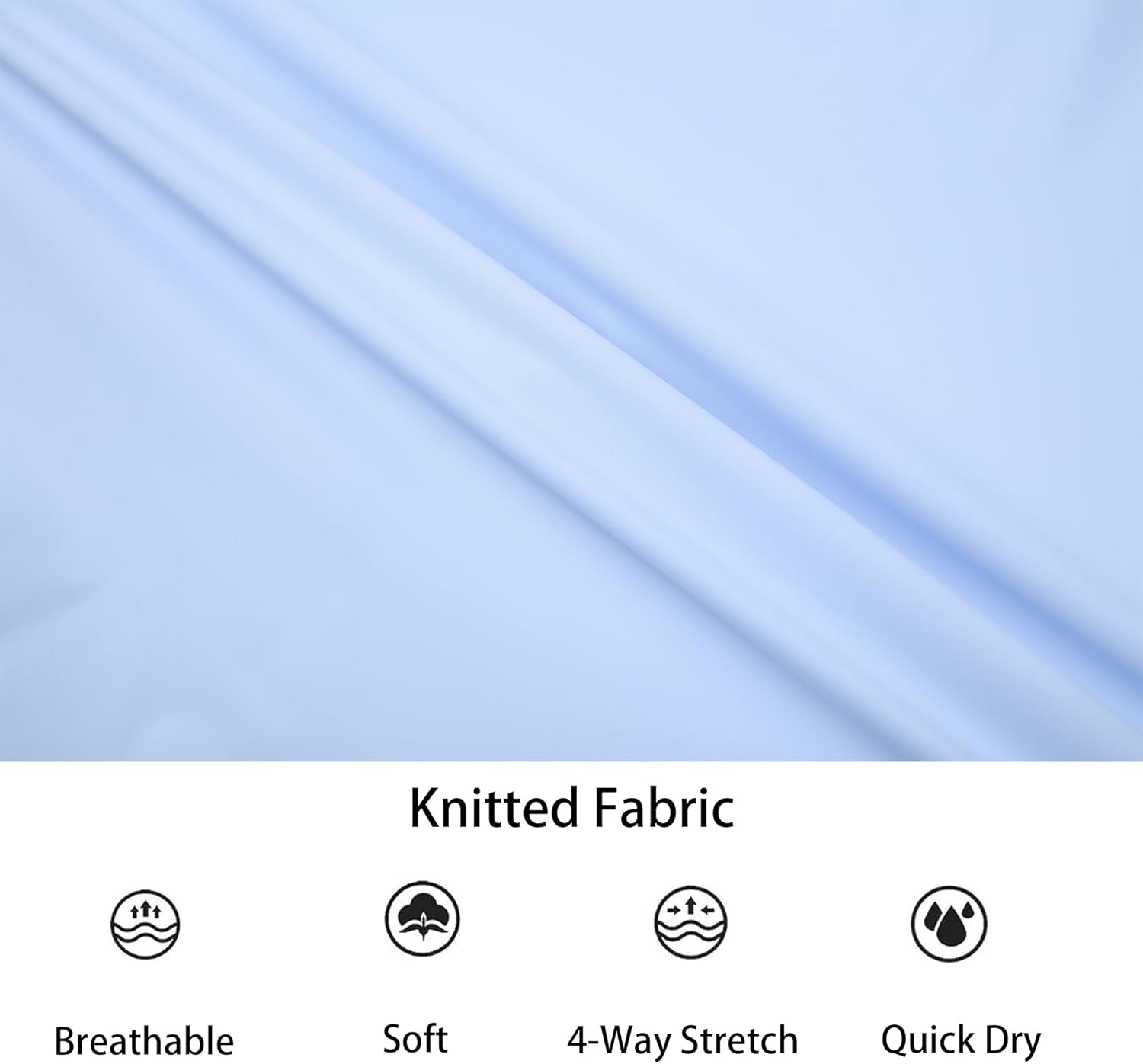 Alex Vando Mens Button Down Shirts Wrinkle Free 4-Way Stretch Short Sleeve Business Casual Shirt - Image 6