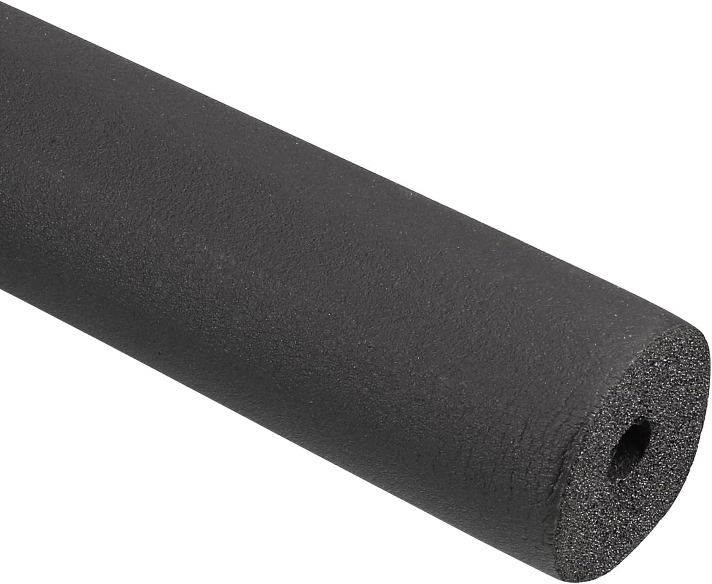 YOKIVE Foam Tubing, Rubber Insulation Tube Cover| Reducing Friction, Good for Gym Equipment Copper Pipe (Black, 6mm ID 32mm OD 2m)