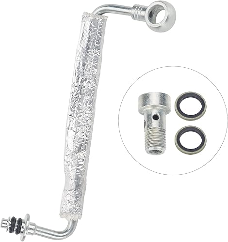 ZONFANT Tubo de alimentación de aceite turbo, línea de retorno de aceite del turbocompresor compatible con Buick Chevy Vehicle Encore 13-18, Cruze