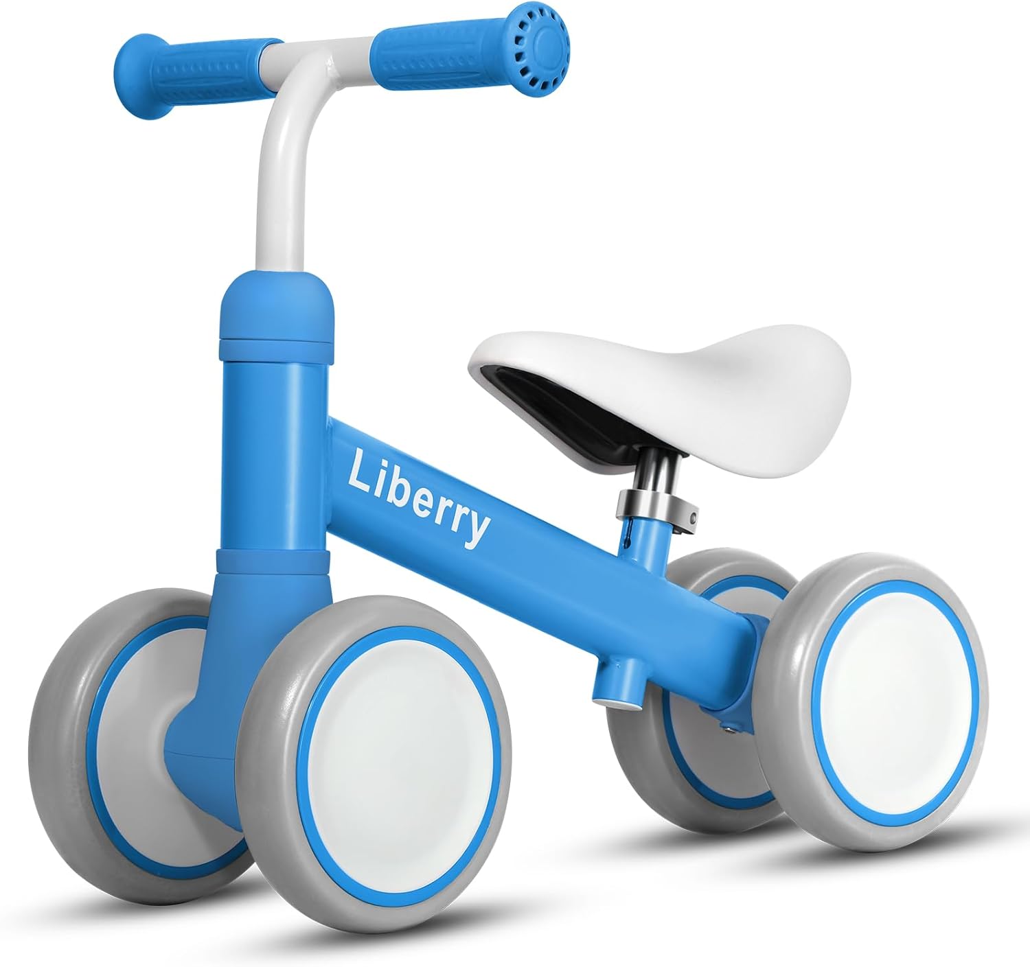 Liberry 4-wheel balance bike for toddlers (dark blue)