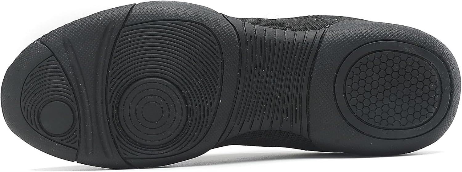 Girls Cheer Shoes Lightweight Non-Slip with Arch Support for Youth Cheerleading Stunts, Dance and Gymnastics Competitions Size Kids/Little Kid 12 to Women 11.5 (Black/White) - Image 5