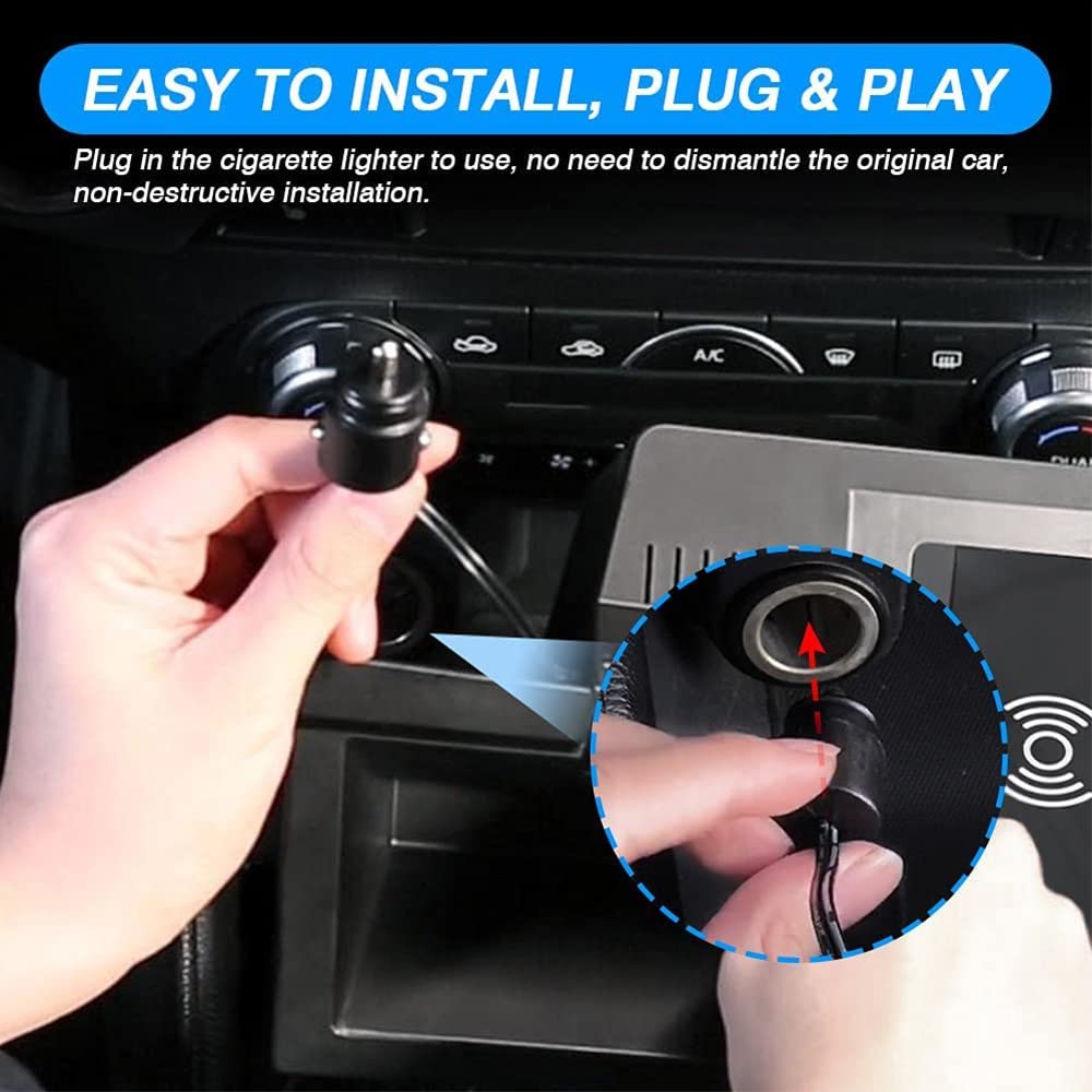 2022 Upgrade Kabelloses Ladegerät Auto Kompatibel mit Mazda CX5 CX-5 2017 2018 2019 2020 2021 Center Console-Zubehörfeld, 15W Wireless Schnell-ladegerät für iPhone 12/11/X Samsung S20/S10