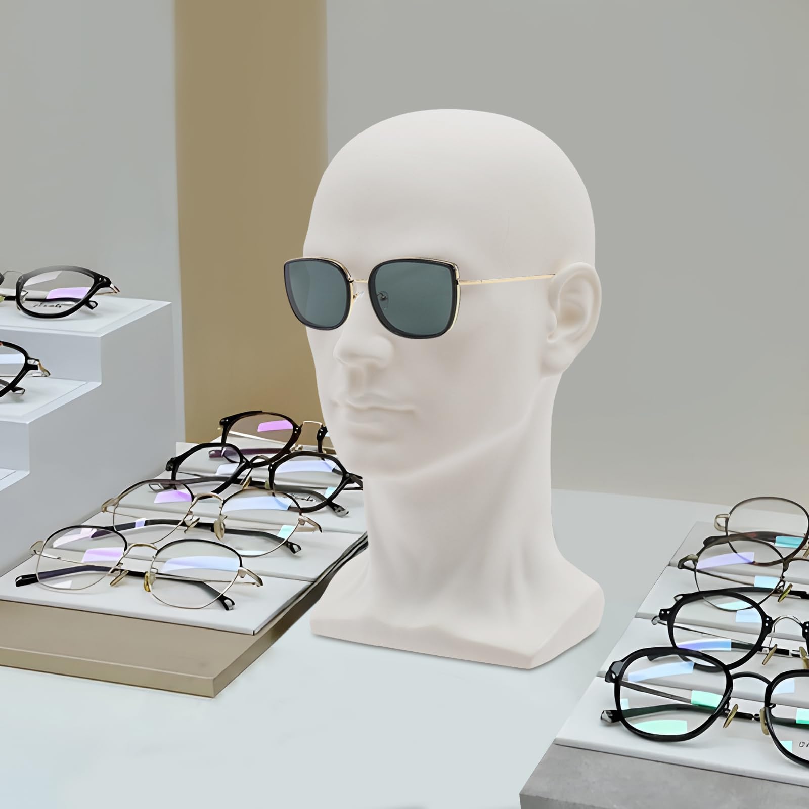 Cabeza de maniquí masculino de PVC, cabeza de maniquí, cabeza de maniquí, cabeza de maniquí, cabeza de maniquí, cabeza de maniquí, cabeza de muñeca para exhibir el cabello, sombreros