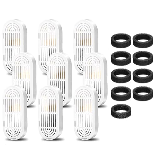 9 filtros para fuente de agua para gatos, 3,2 L/108 oz y 4 L/134 onzas para mascotas