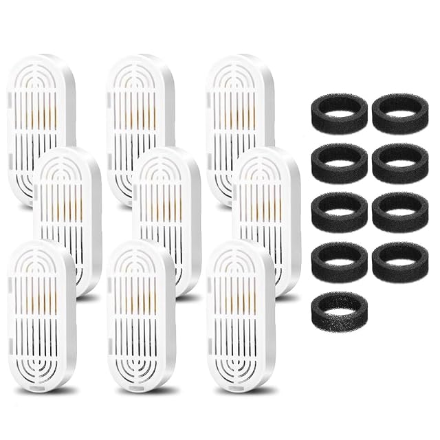 9 filtros para fuente de agua para gatos, 3,2 L/108 oz y 4 L/134 onzas para mascotas