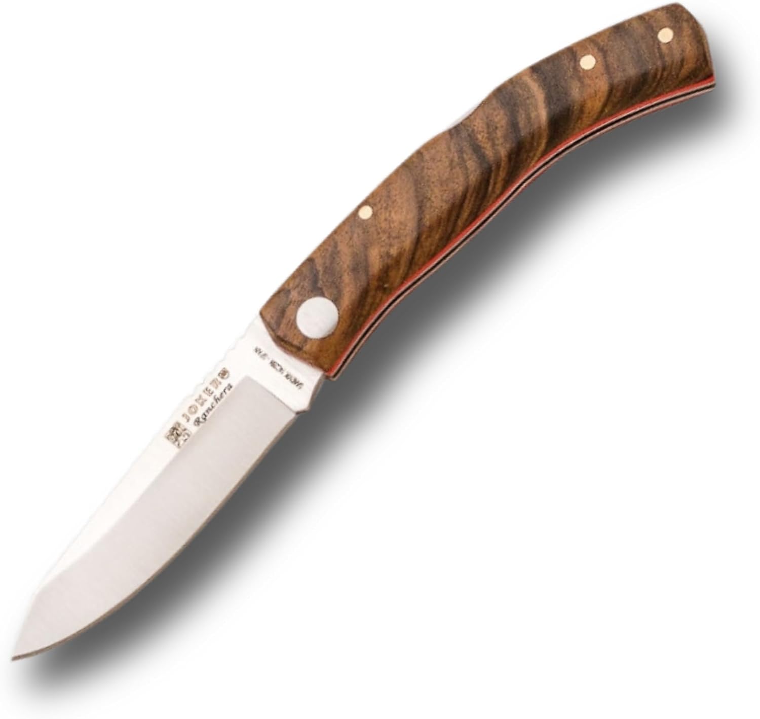 Joker RANCHERA NN154 Knife, Walnut Handle, 3.15-inch Blade, Fishing, Hunting, Camping, and Hiking Tool