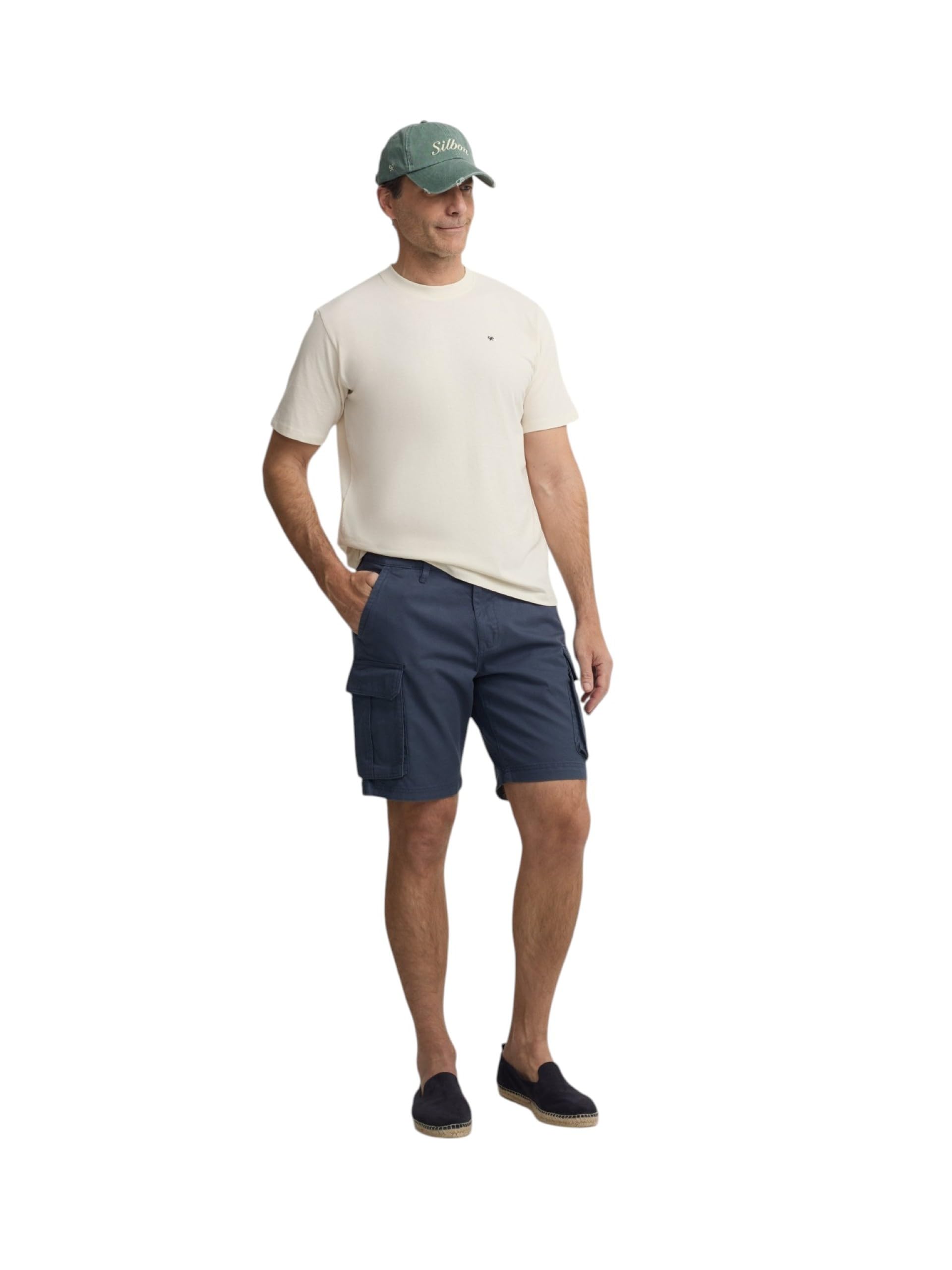 SILBON Cargo Bermuda, Blue Indigo, 34-42