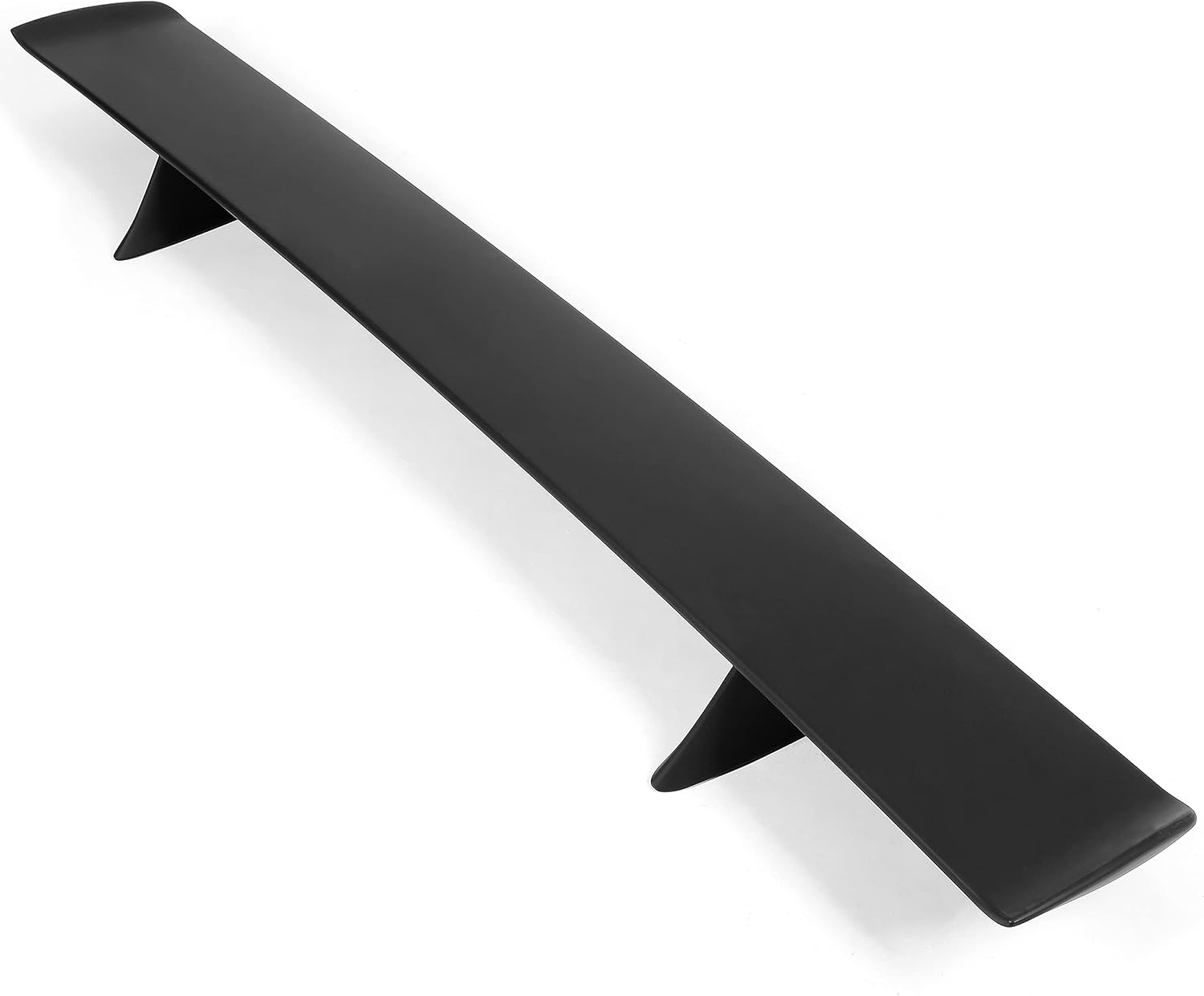 HECASA Rear Trunk Spoiler Wing Compatible with 1968-1972 Oldsmobile Cutlass 442 Rear Lid Wing Lip Splitter Plastic ABS Painted Black