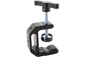 Camvate C2694 Camera C-Clamp with 1/4 and 3/8 Thread Hole for Camera...