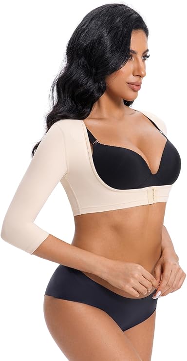 Women Upper Arm Shaper Arm Compression Sleeve Shapewear Top