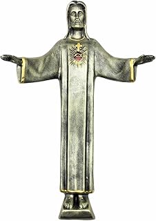 Christ Redeemer or Christ of Welcome 40 cm (Silver)