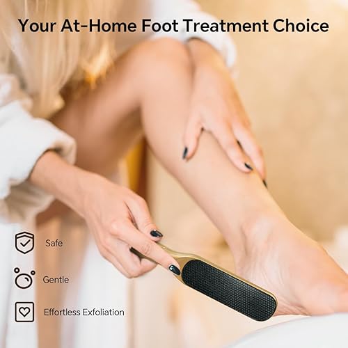 Miniatura 4 de Lima de pie de nanocristal, removedor de callos de pies, herramientas de pedicura de doble cara para pies, doble uso de seco y húmedo, limpiador