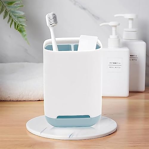 Miniatura 5 de Soporte para cepillos de dientes con antideslizante, plástico desmontable para una fácil limpieza, almacenamiento rústico antideslizante para ducha,