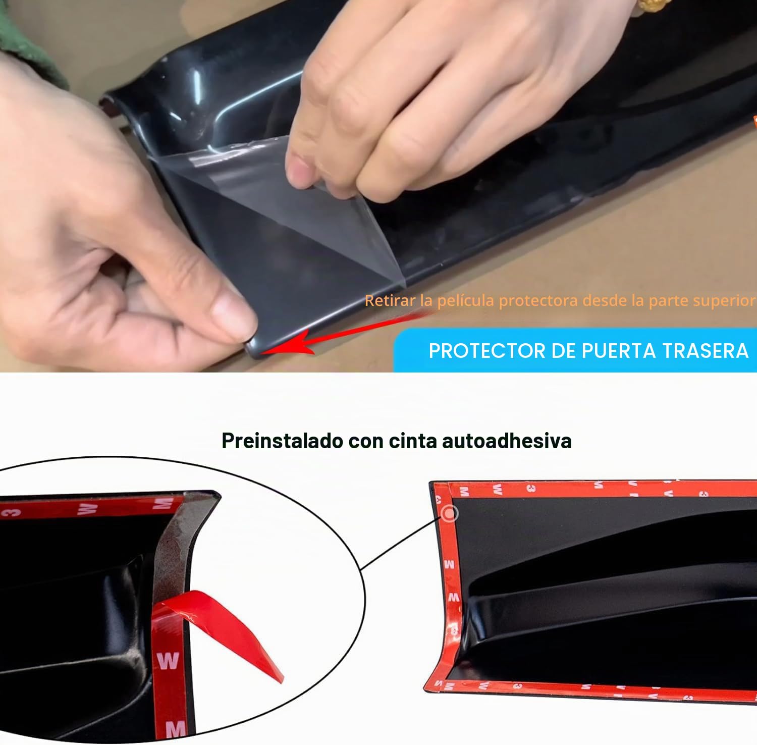 Protección de la Cubierta del portón Trasero Spoiler para Ford Ranger 2012-2022 Wildtrak Raptor T6 T7 T8 XL XLT XLS Platinum Limited MK1 MK2 MK3 ABS Negro Mate
